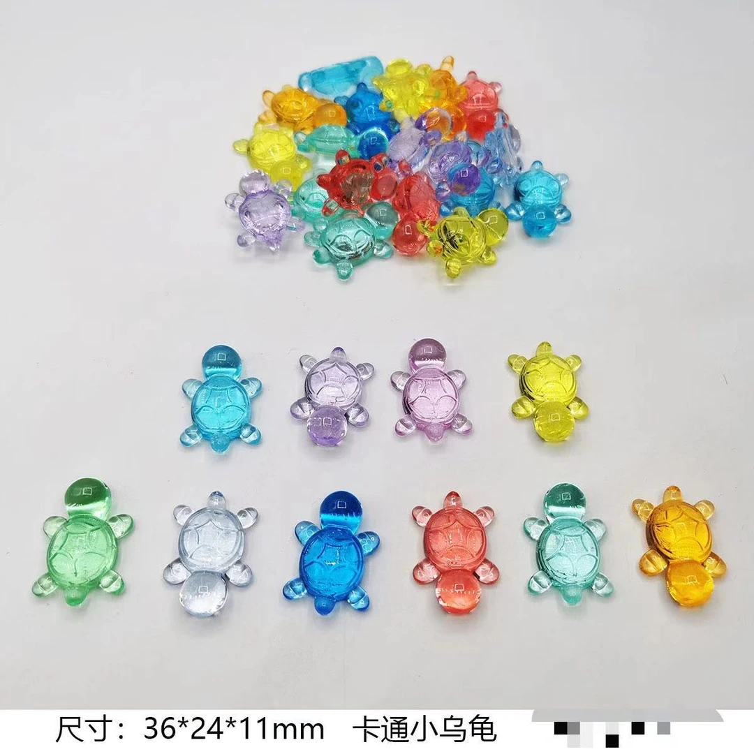 （直播拆）【许愿+对对碰】超透小海龟可爱微景观夜光