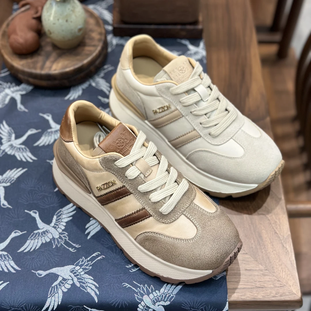 高品质广州鞋秋冬新款，秀气显脚小百搭厚底阿甘鞋——118-1