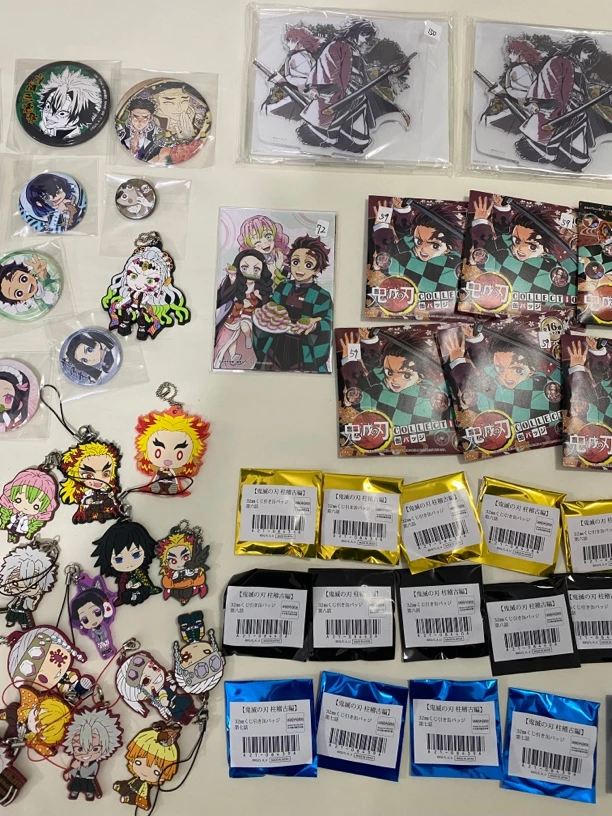 【鬼灭之刃训练篇六七八话混池】含立牌相卡原画盲袋 下单默认代拆