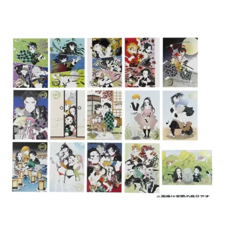 【鬼灭之刃】原画展烫金明信片收藏卡片 盲袋 默认代拆