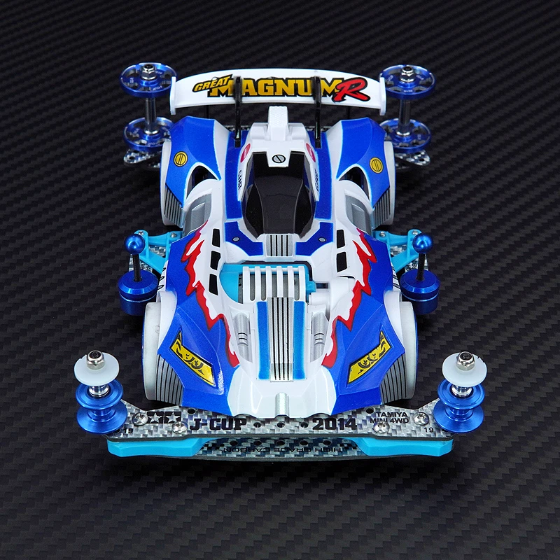 捷品迷你四驱车四驱兄弟 八代豪 FMA底盘 喷漆车壳 成品车 免安装