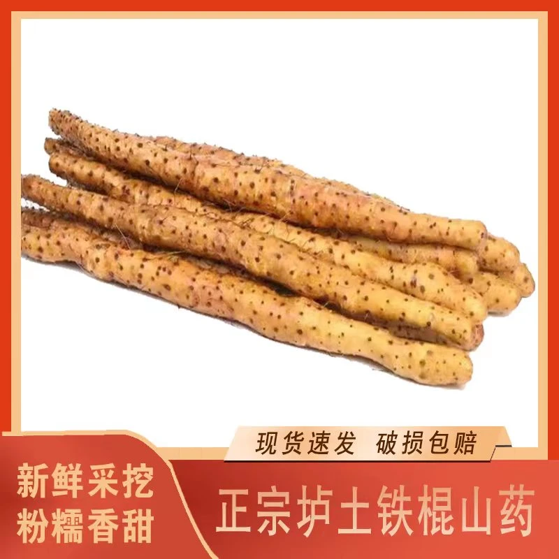 温县垆土铁棍山药新鲜采挖粉糯香甜自家种植产地直发净重3斤5斤装