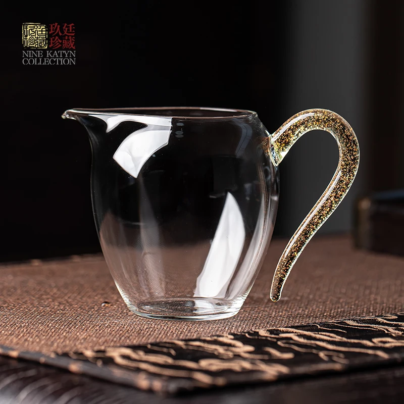 玻璃公道杯高档手工透明家用茶室功夫茶具配件分茶器高档礼品颜值