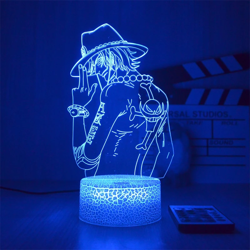 海贼王航海王周边小夜灯手办创意摆件宿舍房间装饰品同学生日礼物