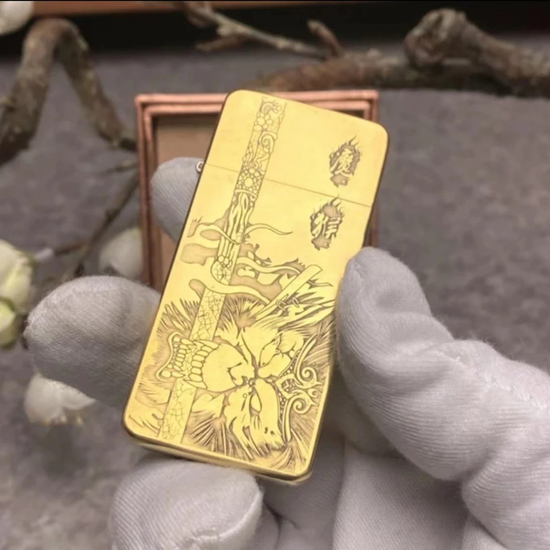 佐罗煤油打火机男士超薄斗战胜佛长款ZT5-108