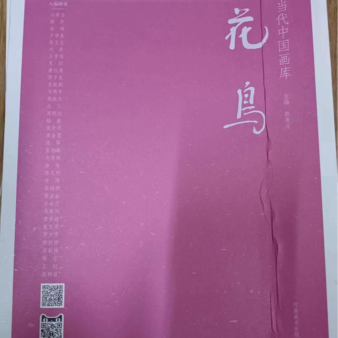 函套压坏了,花鸟,当代中国画库
