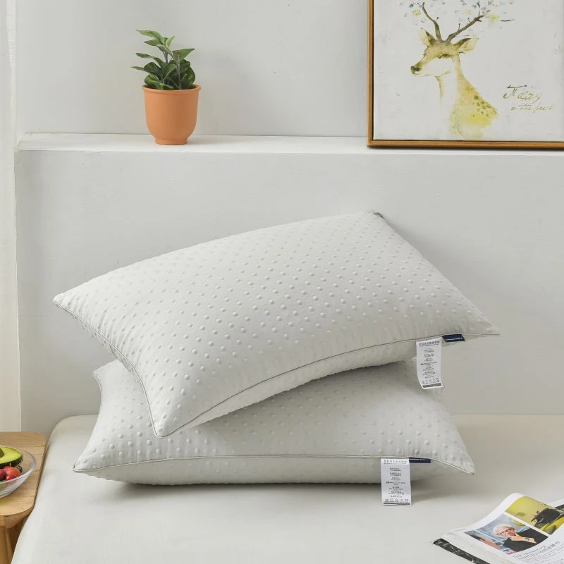 豆豆枕48*74cm高端枕芯枕头到手2只成人家用单人丝绒软枕酒店超柔