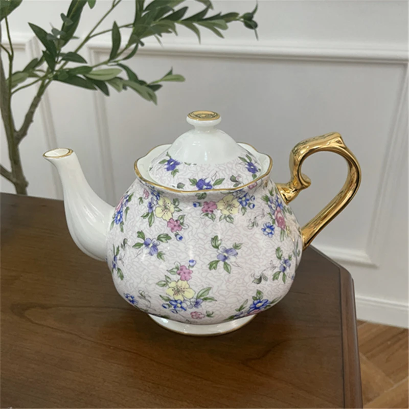 遇见查里  800ml英式印花茶壶