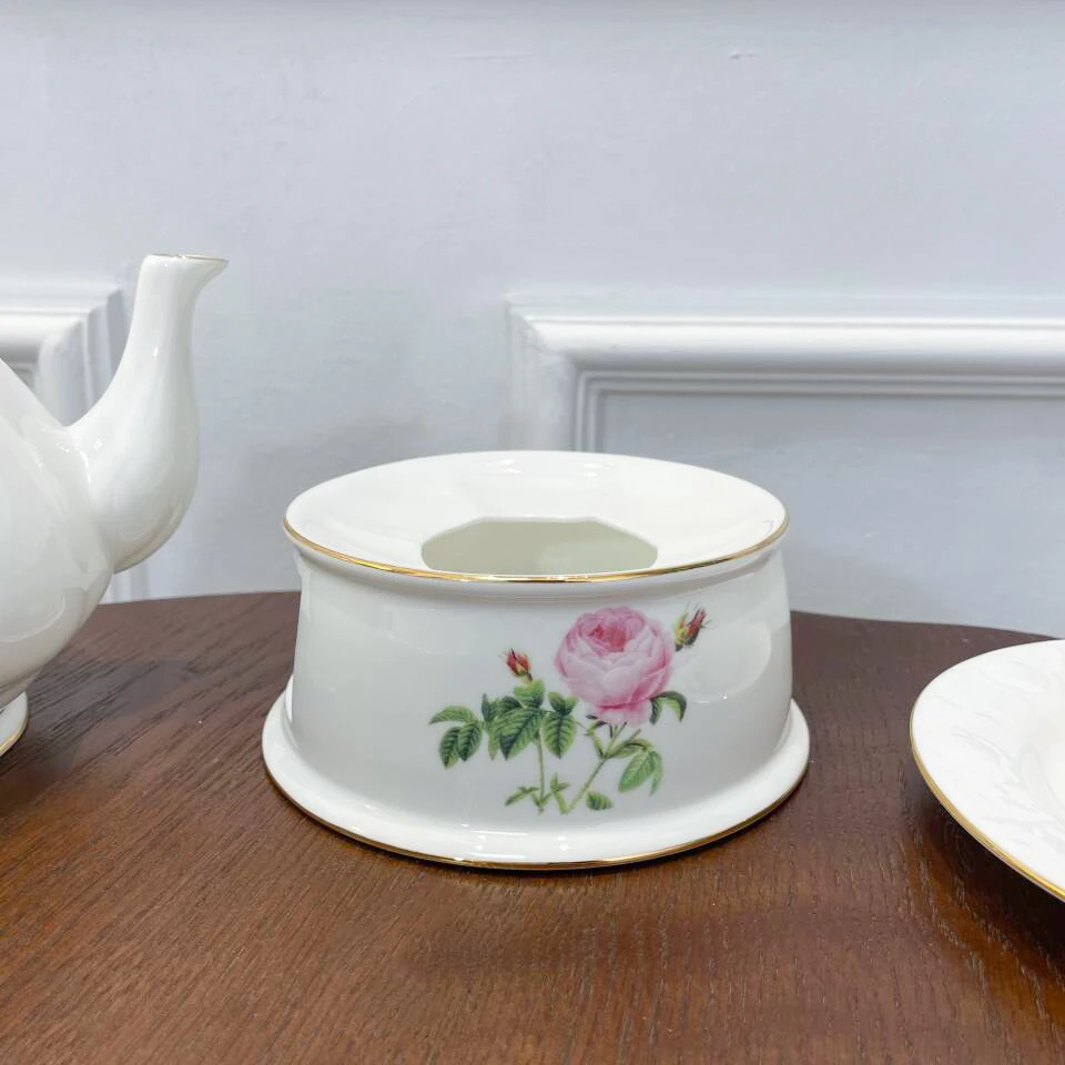 遇见查理 浪漫玫瑰骨瓷炉座 陶瓷