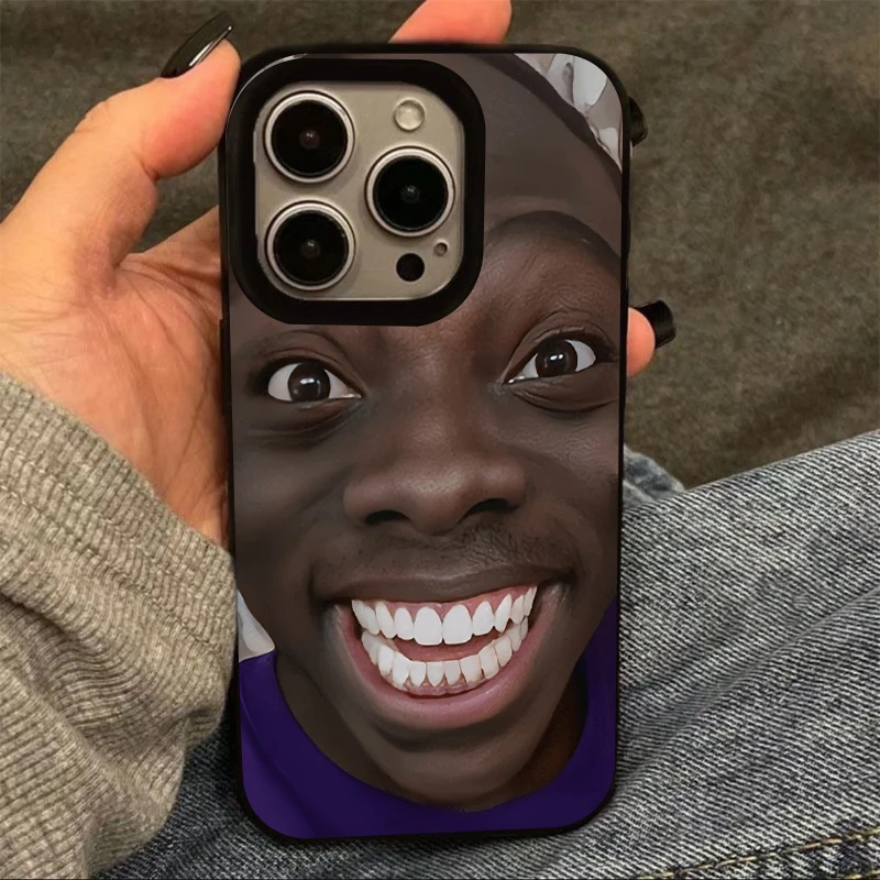 奥菲顿搞怪黑人表情包适用iPhone15/14promax手机壳苹果13/12软套