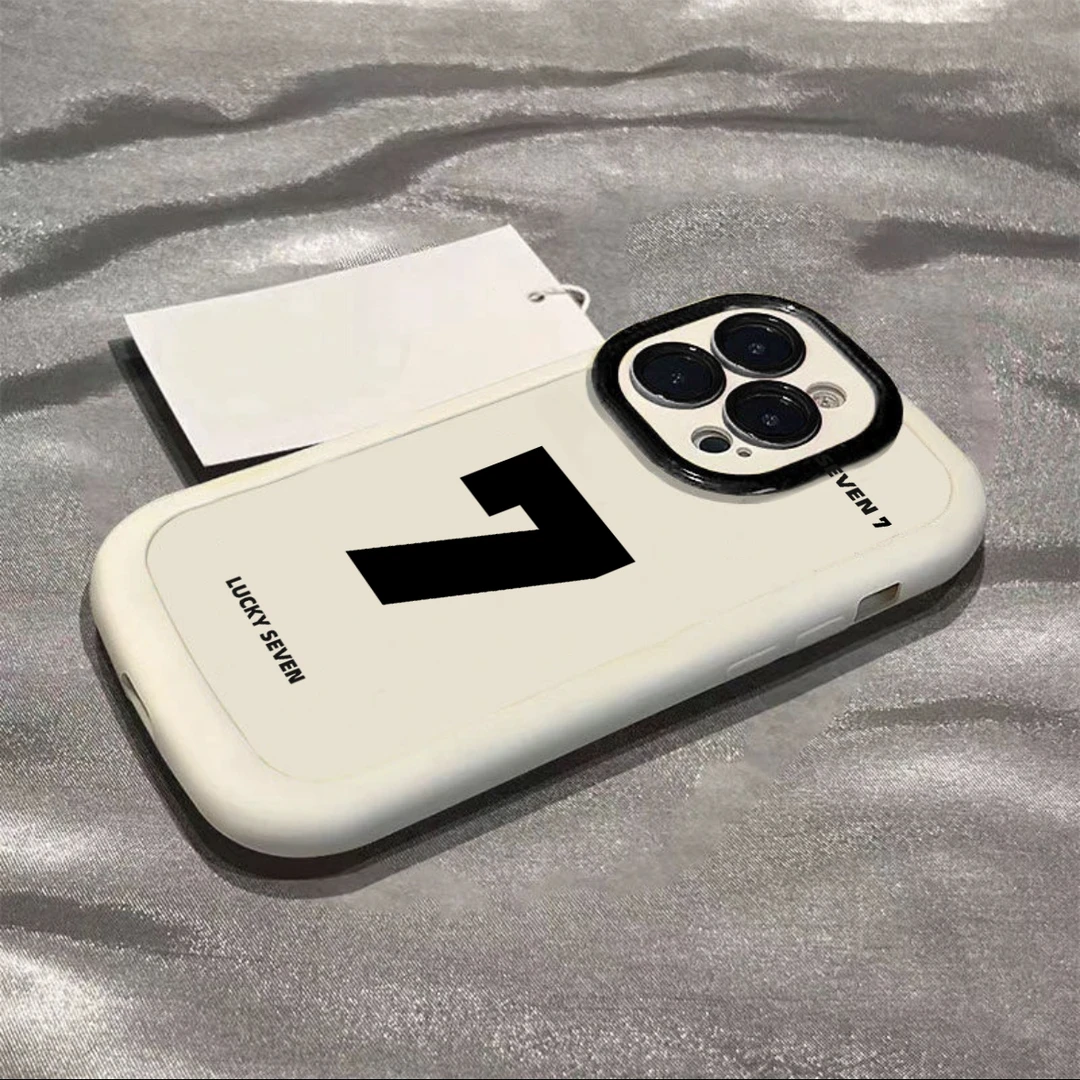 ins幸运数字七适用苹果华为vivo小米oppo手机壳iphone15/14pro/13