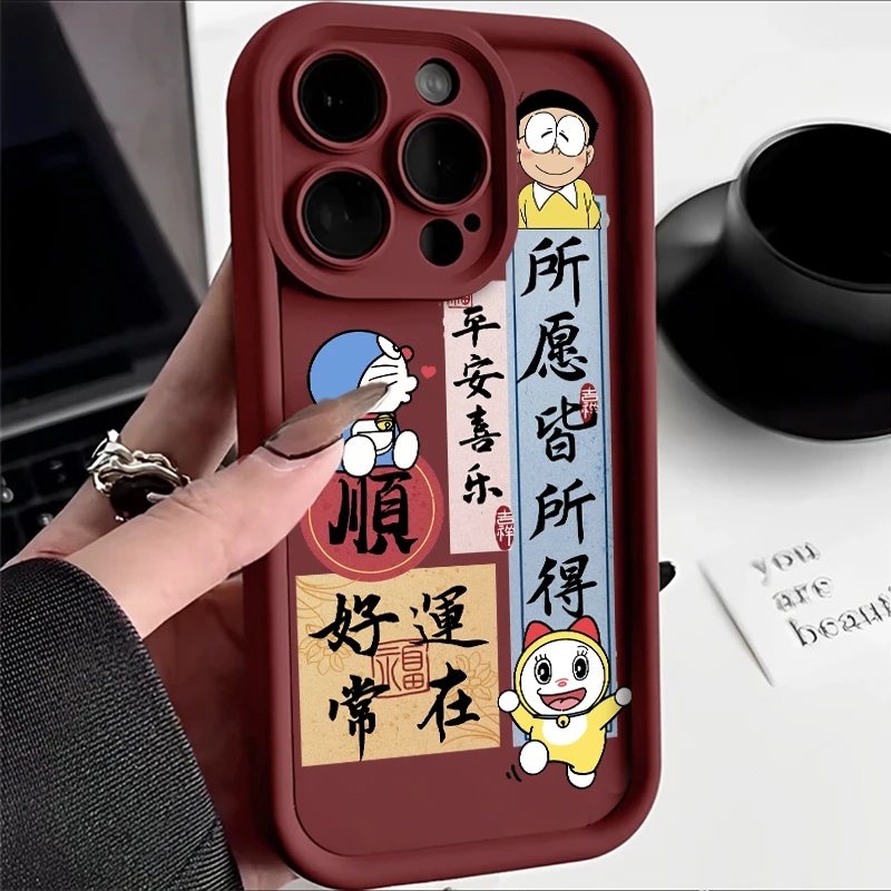 文字所愿所得适用iphone15/13苹果14手机壳华为vivo小米oppo软套