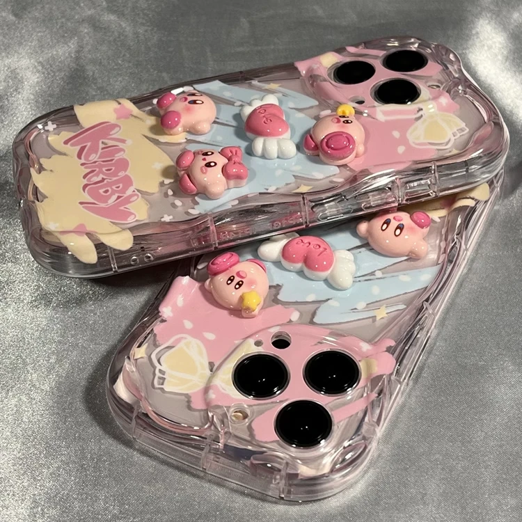 DINGLIN可爱立体卡比适用iphone15苹果1413手机壳华为viv小米oppo