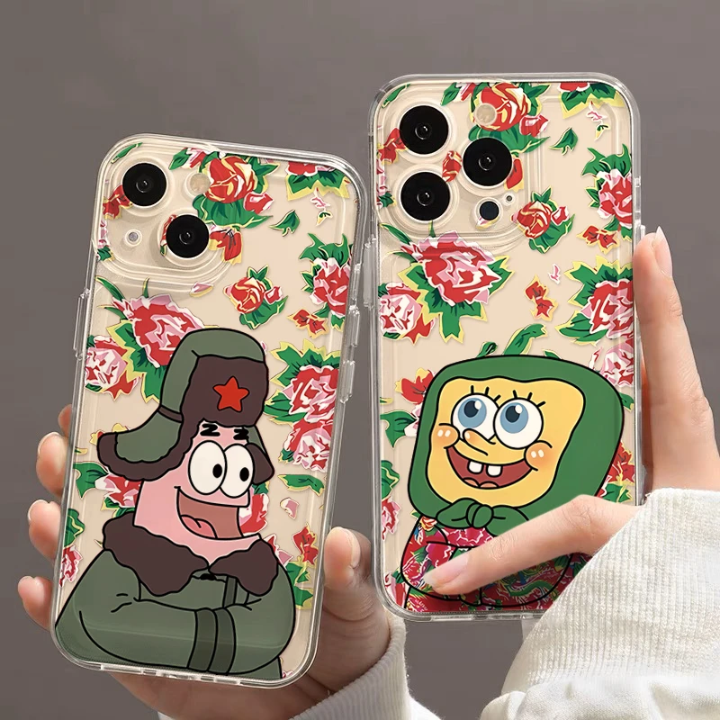 搞怪东北派大星适用iphone15/13苹果14手机壳华为viv小米oppo软套