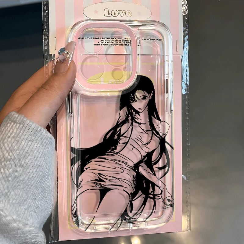 奥菲顿侧躺长发学姐适用iphone15苹果14手机壳华为vivo小米oppo套