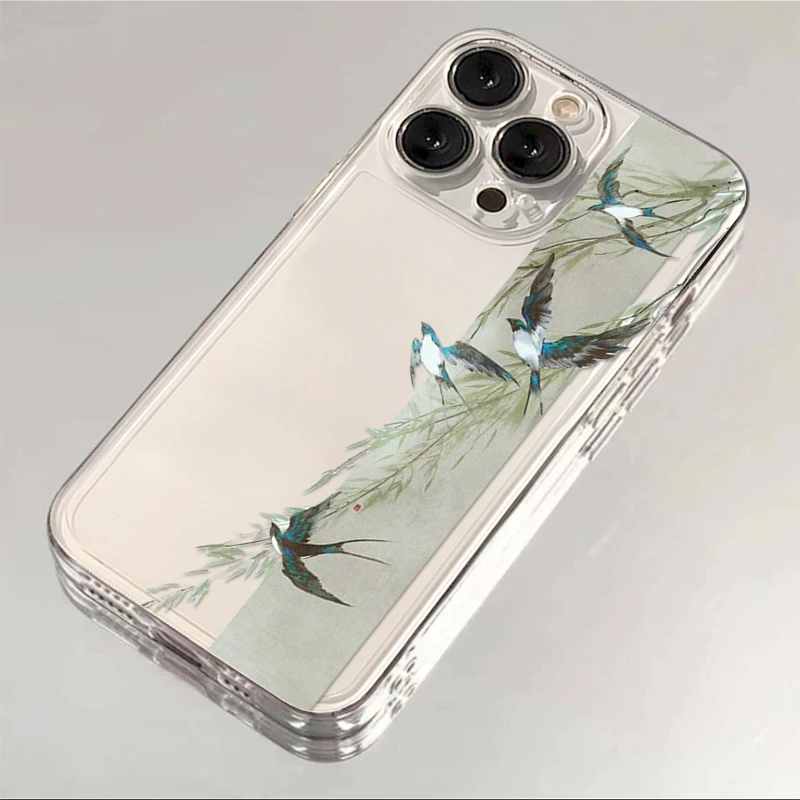 奥菲顿喜鹊报春适用iphone15/13苹果14手机壳华为vivo小米oppo套