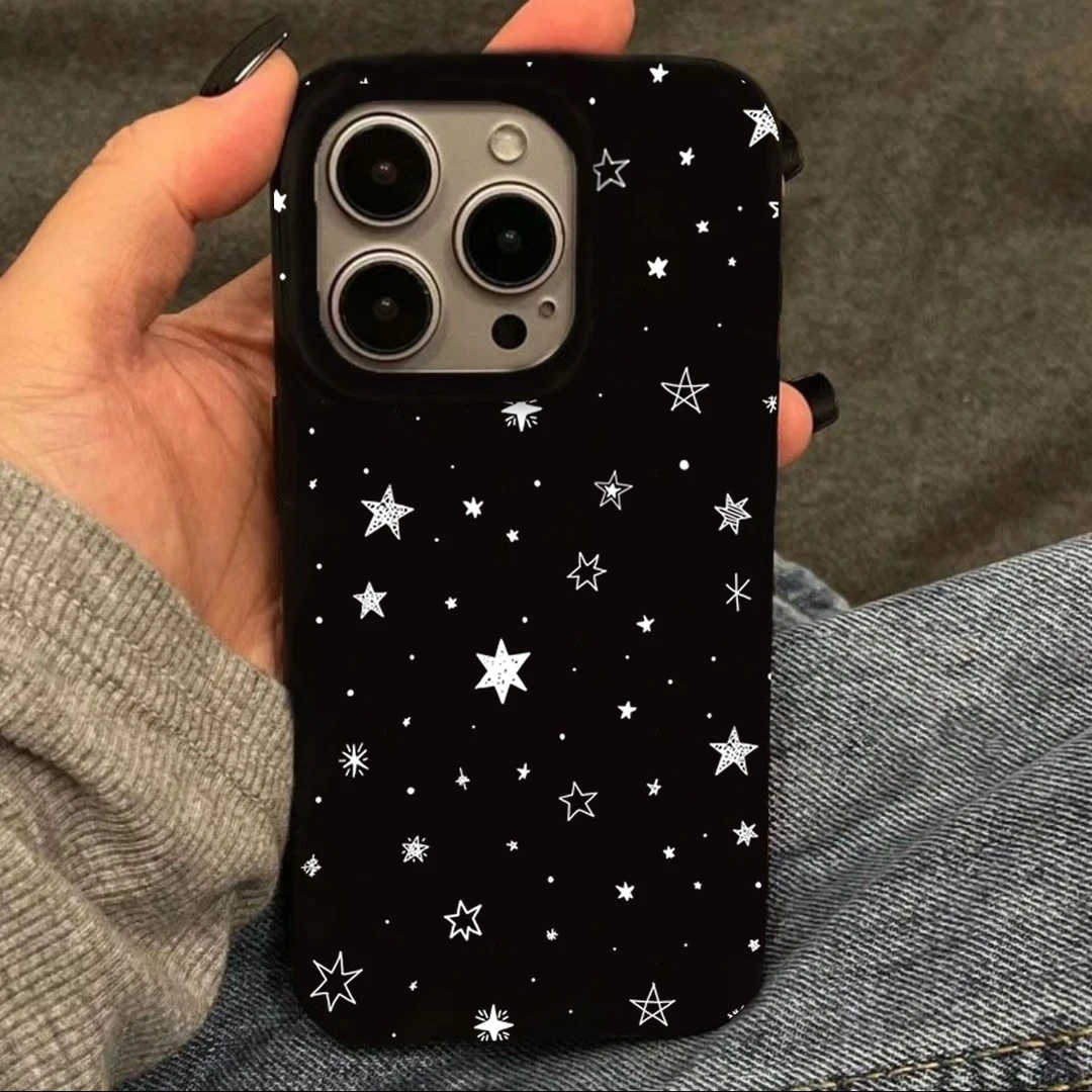 奥菲顿黑夜满屏星星适用iPhone15/14promax手机壳11苹果13/12套xr