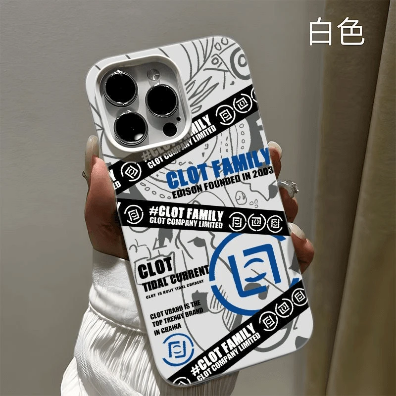 奥菲顿潮牌涂鸦适用iPhone15/14promax手机壳苹果13/12/11果冻壳