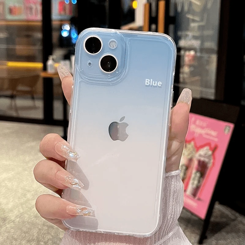 奥菲顿晕染渐变色适用iphone15苹果14手机壳华为vivo小米oppo软套