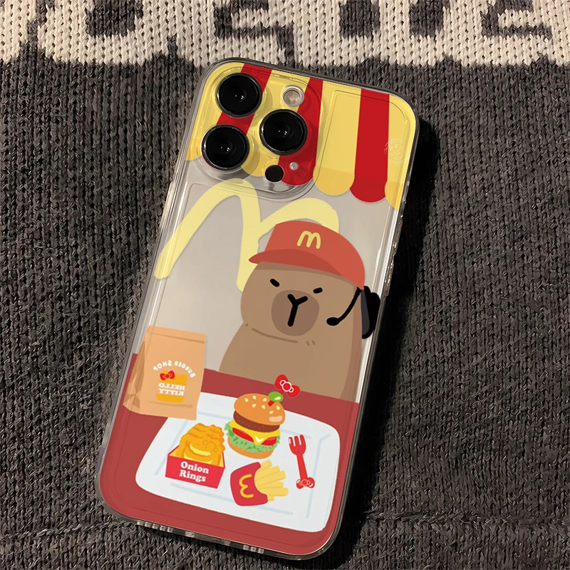 仙朵快餐河豚适用iphone15/13/14苹果12手机壳华为vivo小米oppo