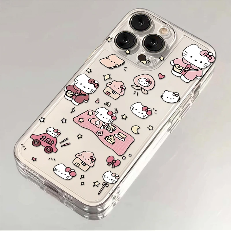 卡通可爱凯蒂适用iphone15/13/14苹果12手机壳华为vivo小米oppo壳