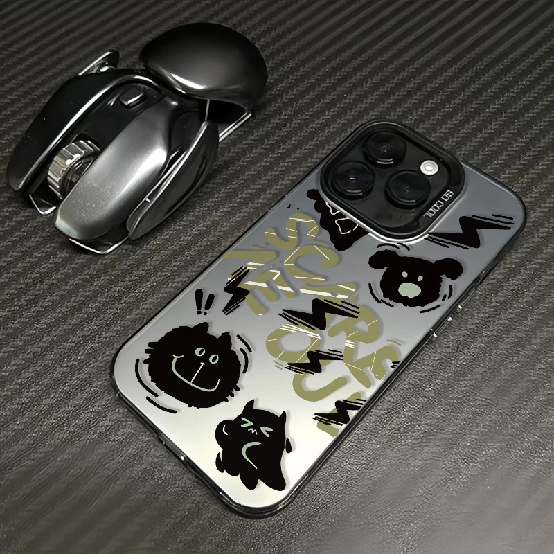 ins搞怪幽灵适用iPhone15/14promax手机壳苹果13/12/11软套xr潮