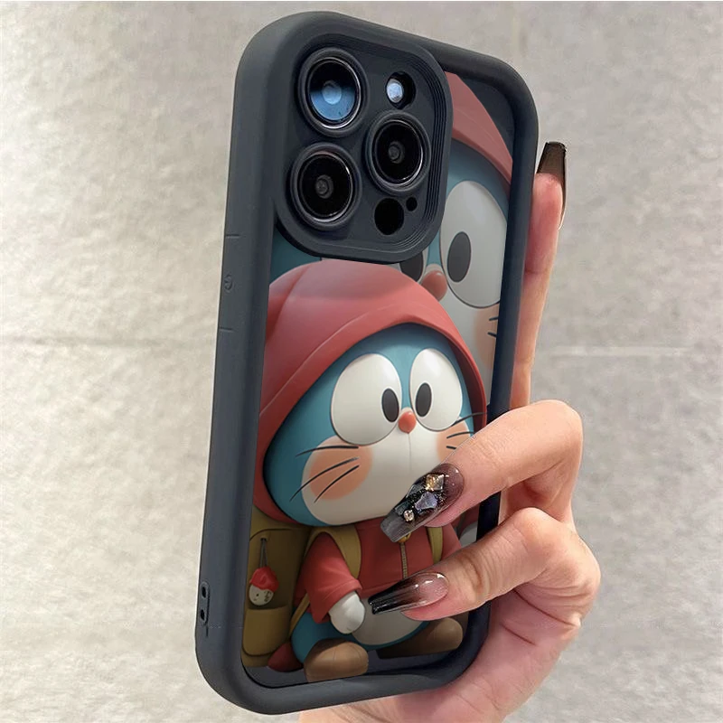 仙朵可爱叮当猫iPhone15/14/13苹果12手机壳华为oppo小米vivo套