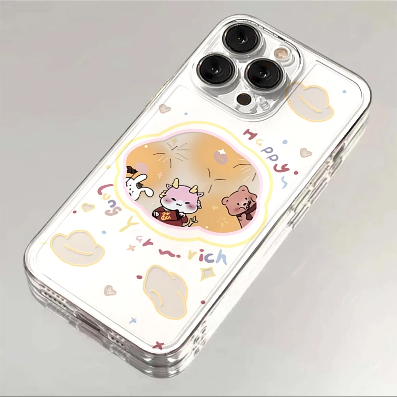 仙朵龙仔动物烟花iphone15/13苹果14手机壳华为vivo小米oppo套