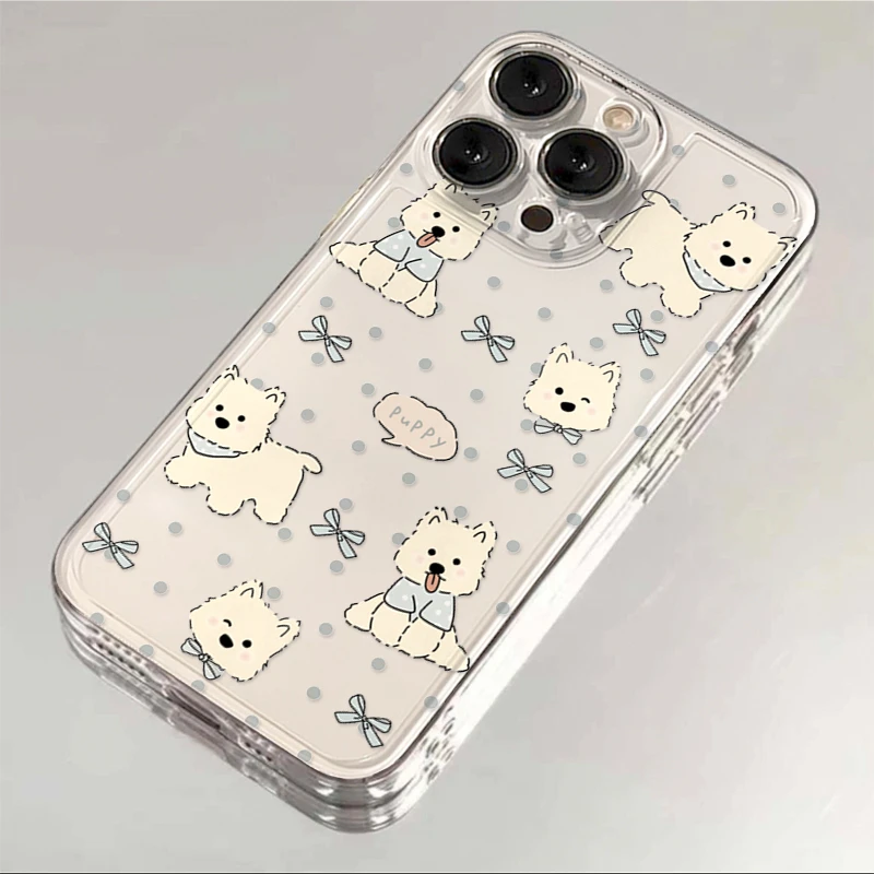 奥菲顿蝴蝶结西高地适用iphone15苹果14手机壳13华为vivo小米oppo