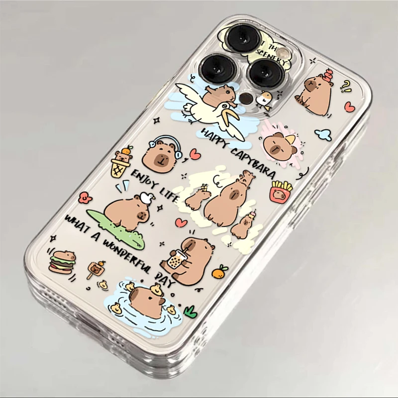 可爱卡通河豚适用苹果华为vivo小米oppo手机壳iphone15/13/14软套