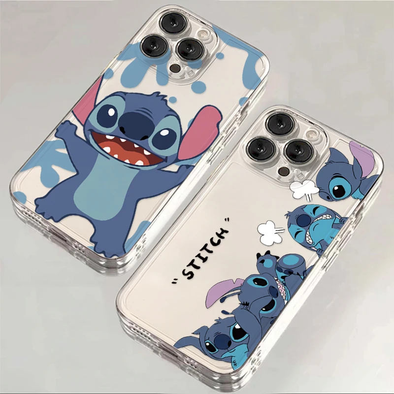 可爱史迪仔适用iphone15/13/14苹果12手机壳华为vivo小米oppo软套