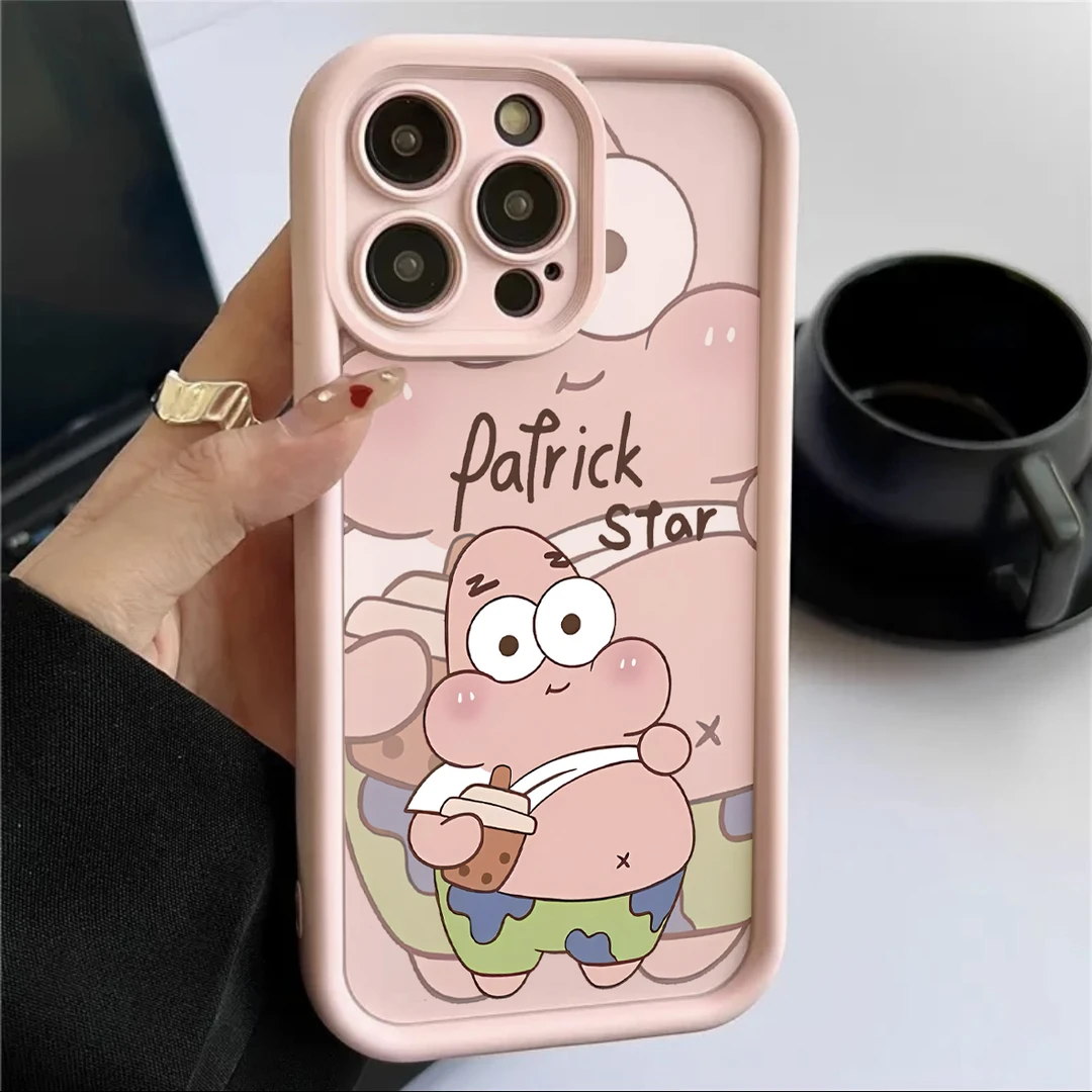ins趣味派大星适用iPhone15/14promax手机壳苹果13/12/11软套xr潮