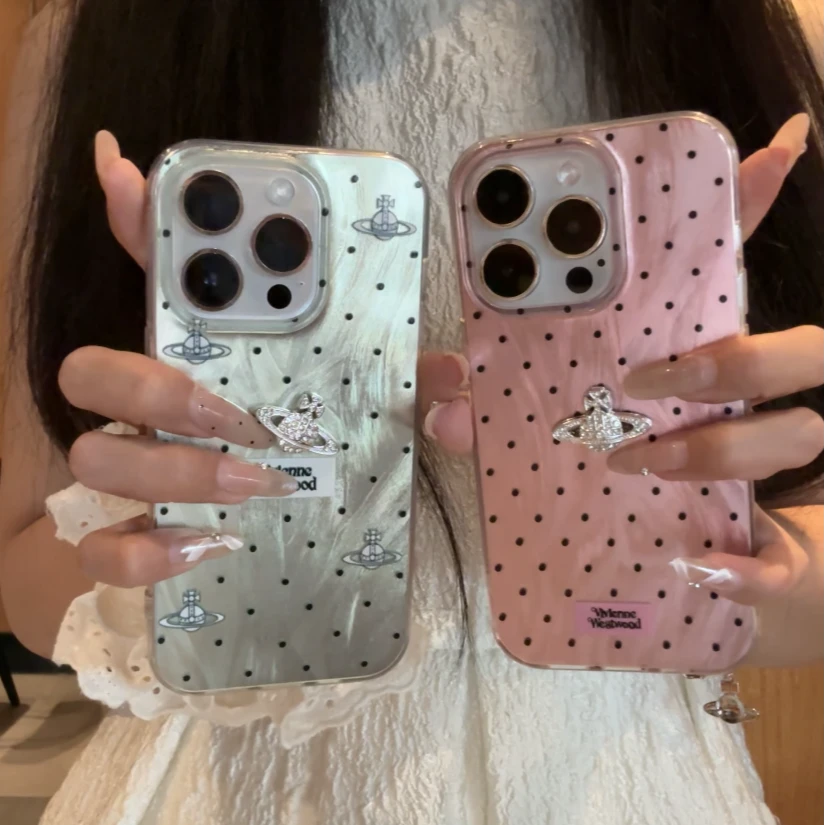 奥菲顿璀璨渐变绿星球适用iPhone15/14羽纱手机壳华为viv小米oppo