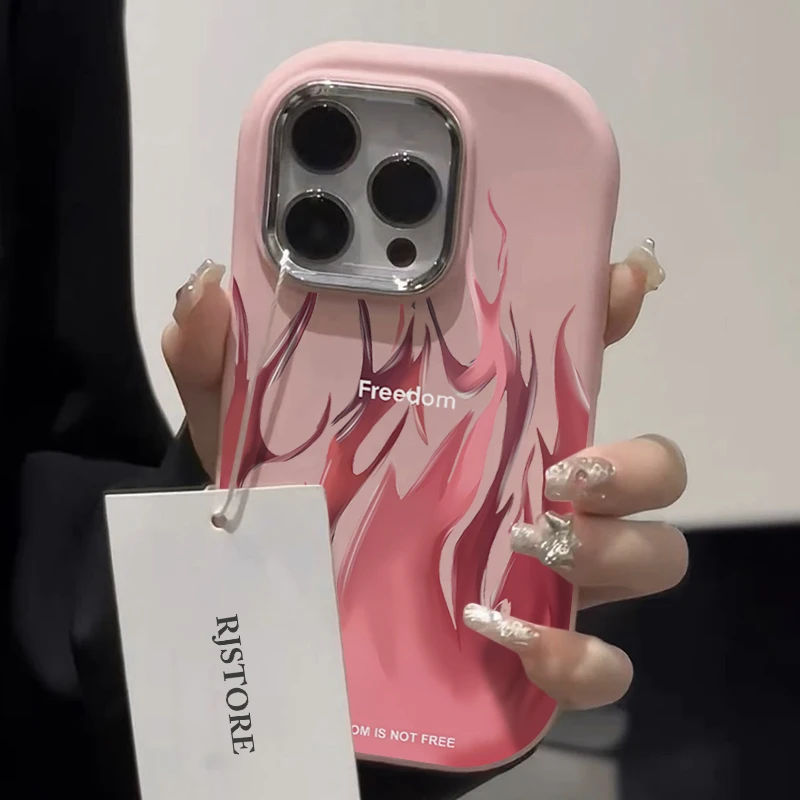 仙朵高级晕染火焰适用iPhone15/14promax手机壳11苹果13/12套壳