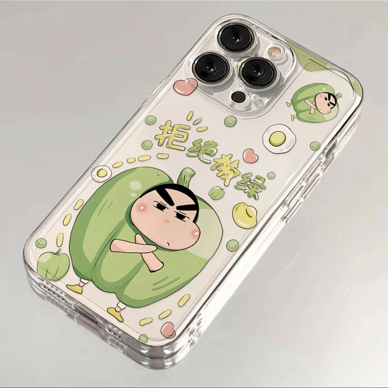 小新拒绝焦虑适用iphone15/13苹果14手机壳华为vivo/小米oppo透明