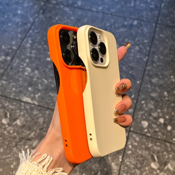 奥菲顿肤感半包大孔适用iPhone15/14promax手机壳苹果13/12硅胶11