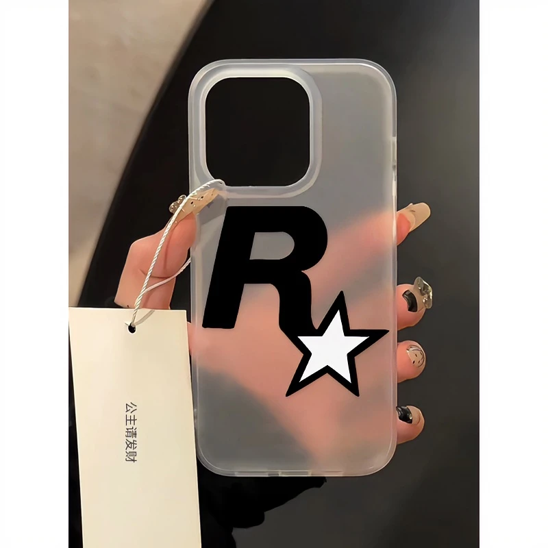 奥菲顿创意R星iPhone15/14promax手机壳苹果13/12磨砂11软套xs/xr