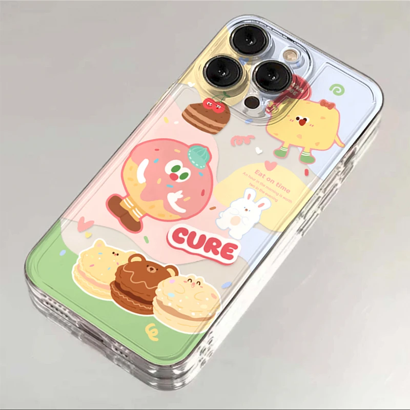 ins甜品蛋糕兔子适用iphone15苹果14pro手机壳13华为vivo小米oppo