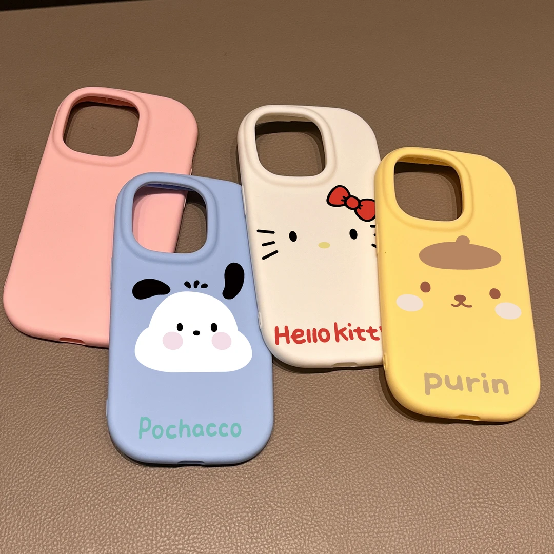 可爱卡通头像iPhone15/14promax手机壳苹果13/12/11全包软壳防摔