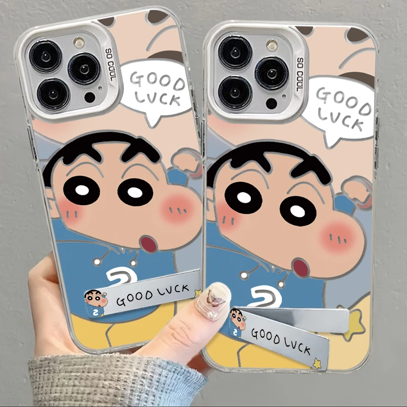 奥菲顿幸运蓝衣小新适用iphone15手机壳14苹果华为vivo小米oppo套