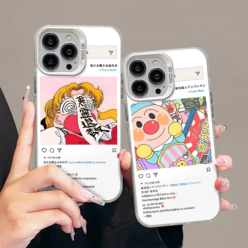 ins面包超人iphone15/13pro苹果14pro手机壳华为vivo小米oppo硬套