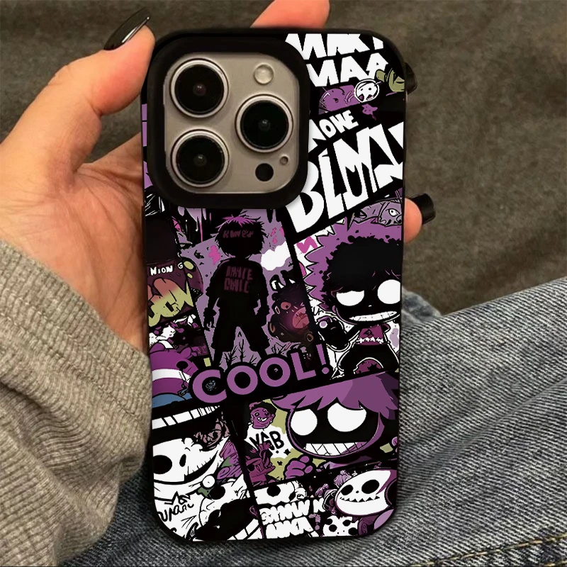 奥菲顿幽灵男孩插画适用iPhone15/14promax手机套苹果13/12果冻壳