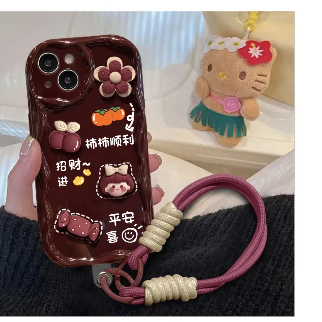 仙朵好柿发生女孩适用iPhone15/14promax手机壳xr苹果13/12/11