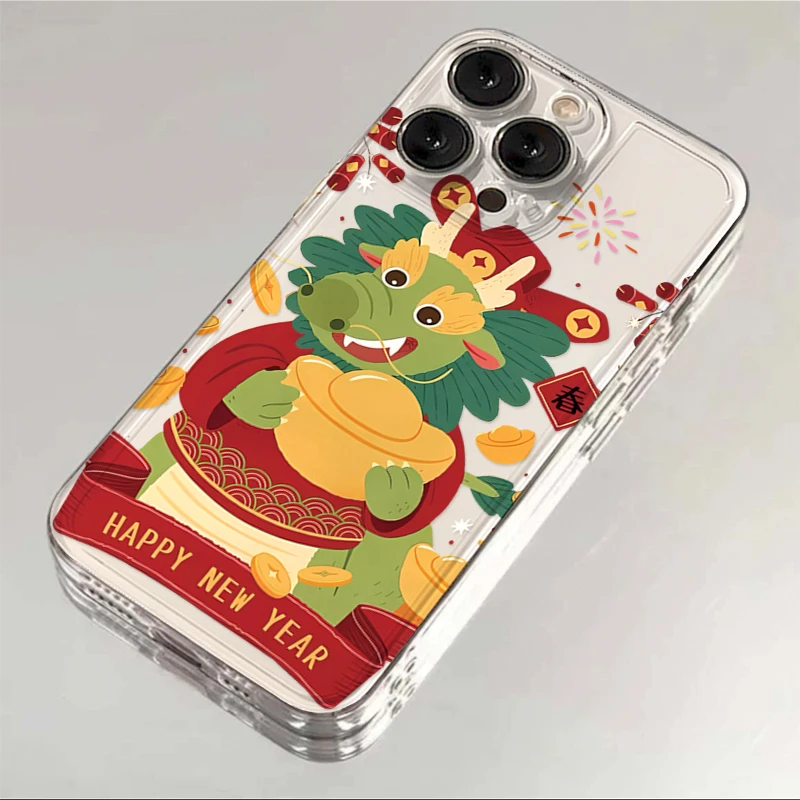 仙朵元宝财神龙适用iphone15/13苹果14手机壳华为vivo小米oppo