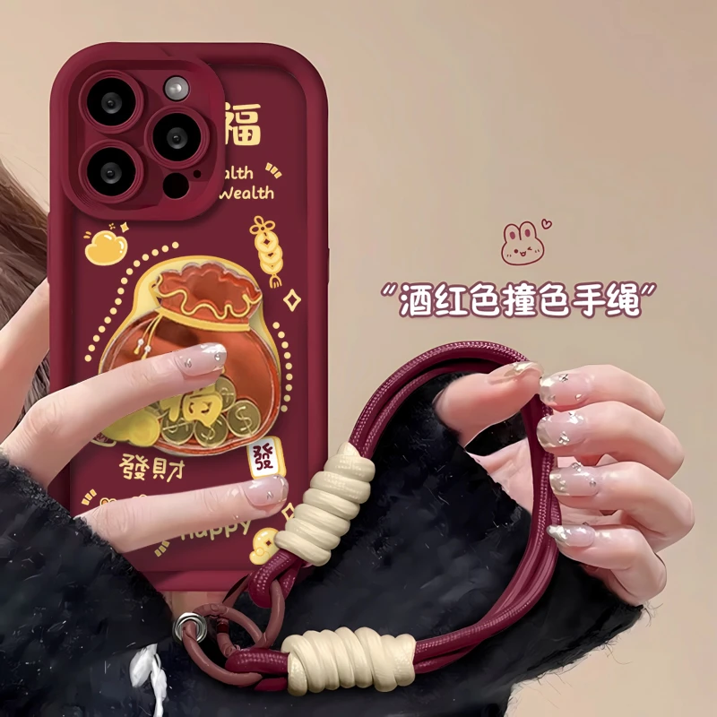 奥菲顿立体金币福袋适用iPhone15/14promax手机壳11苹果13女12套