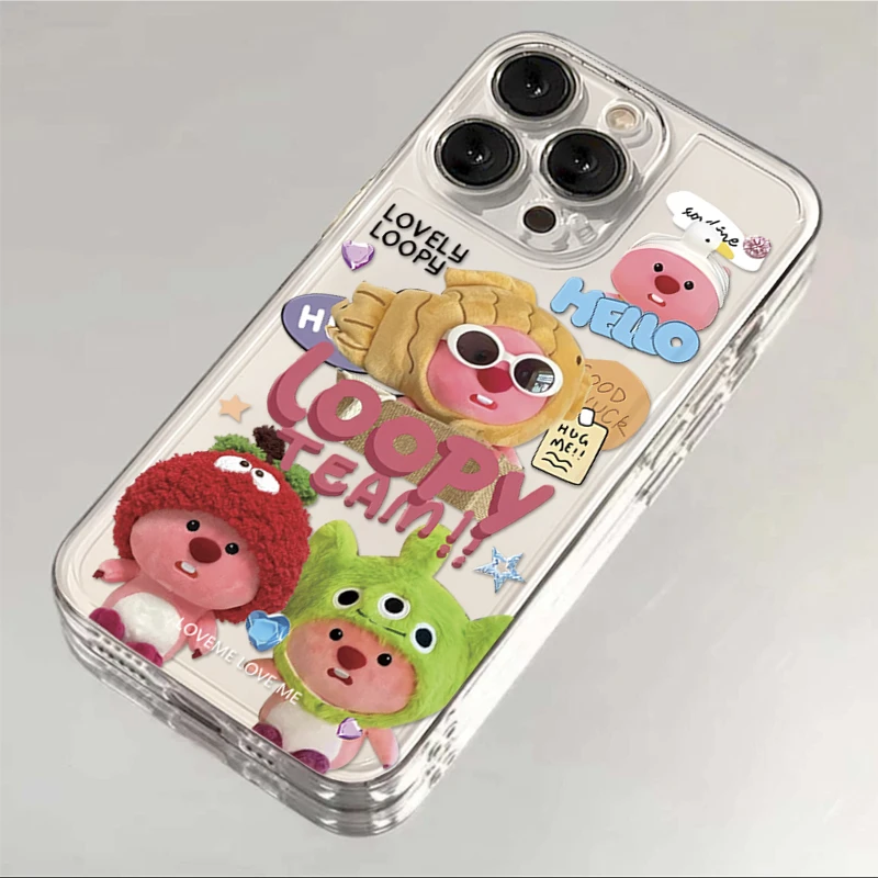 莱冰卡通海狸头像iphone15/13/14苹果12手机壳华为vivo小米oppo女