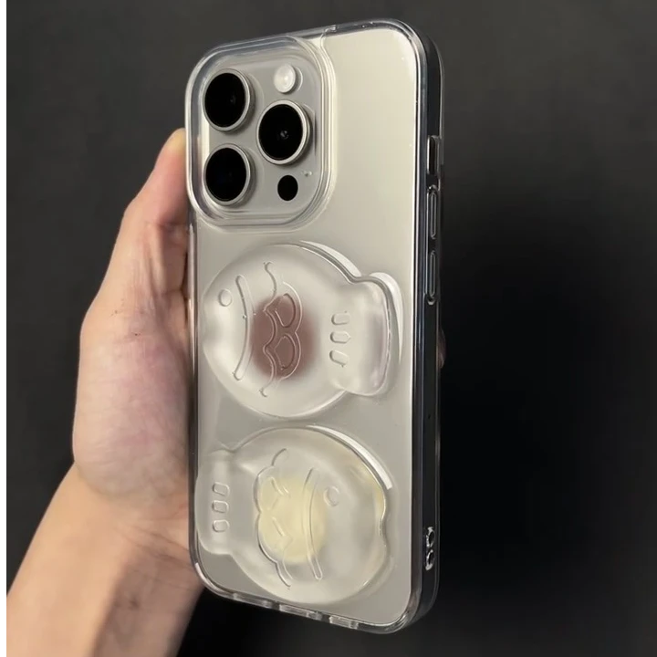 奥菲顿ins滴胶鲷鱼烧适用iPhone16/15pro透明14pro苹果手机壳13套