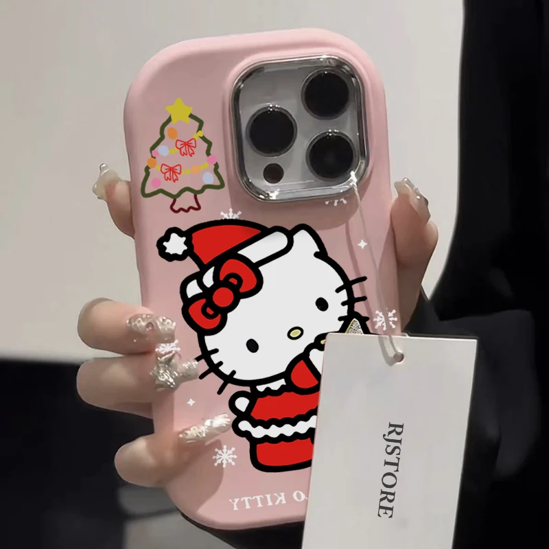 圣诞星星凯蒂适用iPhone15/14promax手机壳苹果13/12/11软xs套xr