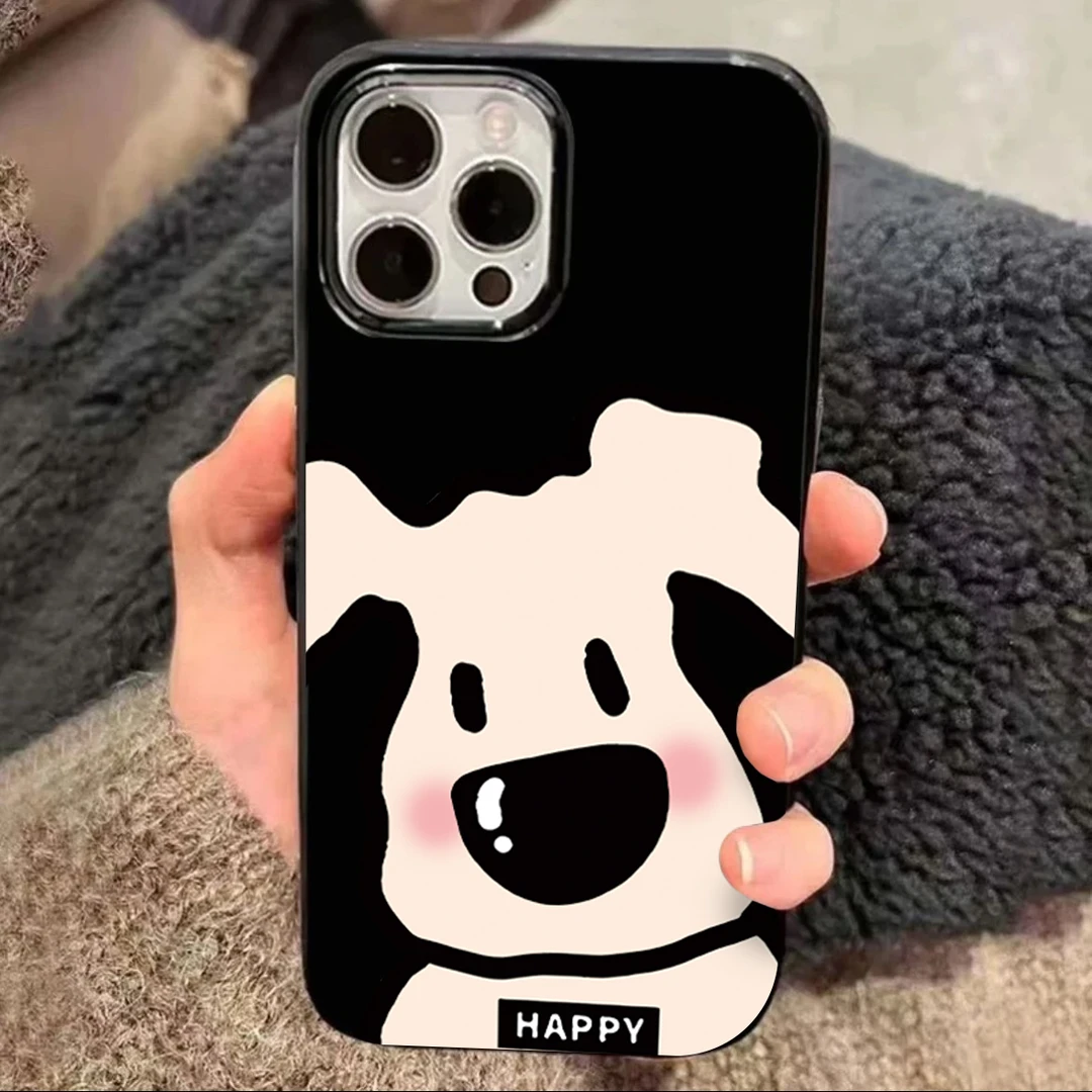 JIANGZI可爱呆萌大鼻狗适用iPhone15/14promax手机壳11苹果13/12