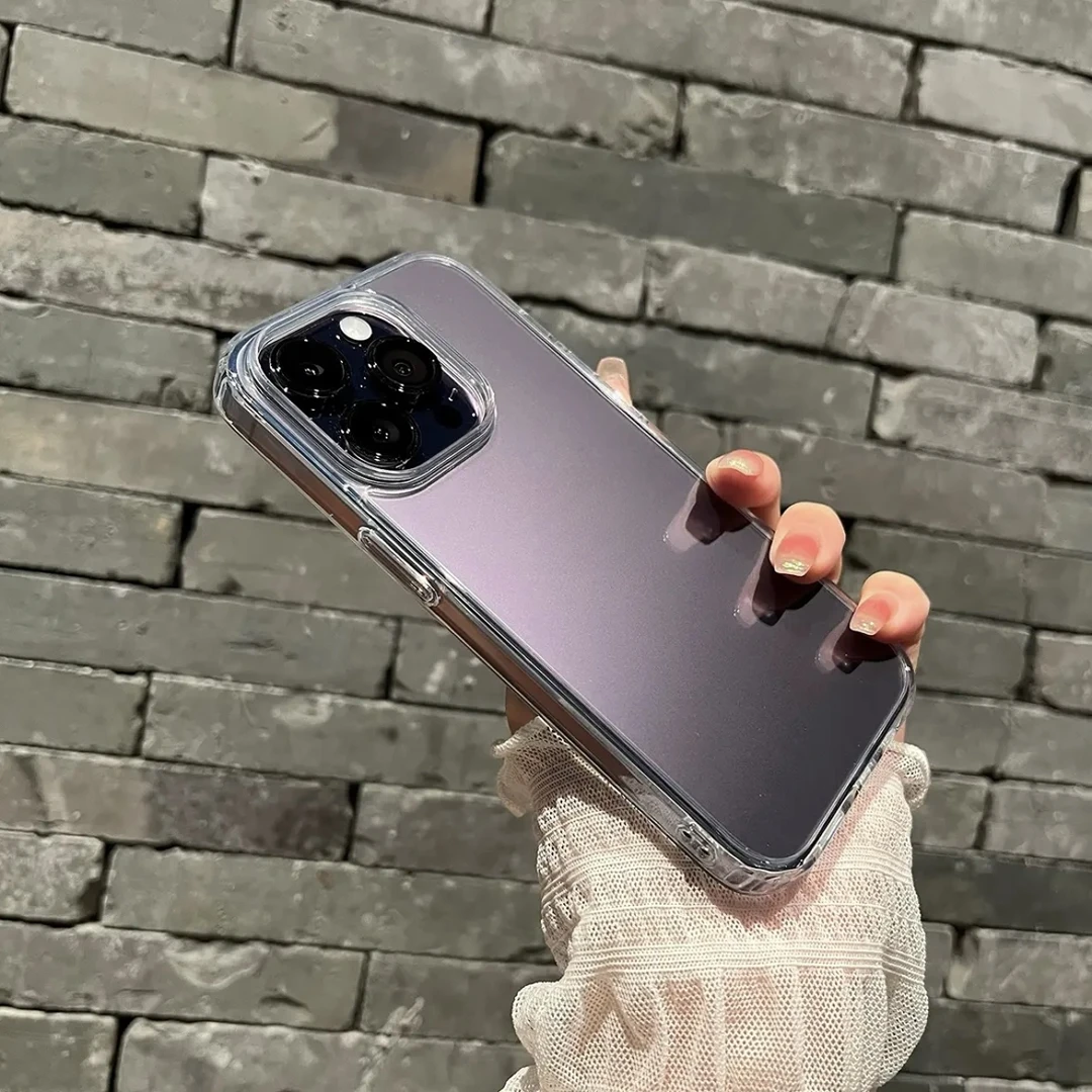 奥菲顿简约透明适用苹果15/16promax手机壳iPhone14/13/12全包套